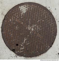 Photo Textures of Manhole Cover